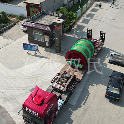 鶴壁雙民雙筒2.5米礦井提升機發貨！